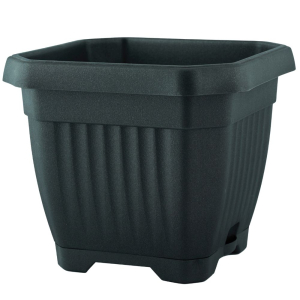 Doniczka z podstawką OCTAGON 40x40cm antracyt